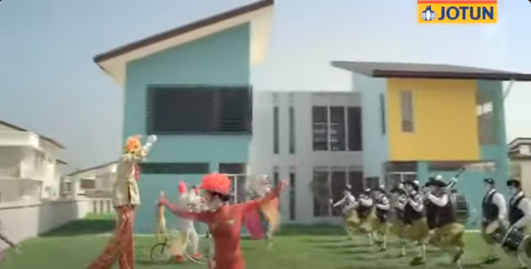 Featured in Jotun Paint Commercial (2012)