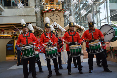 KLPD drummers performing drumline