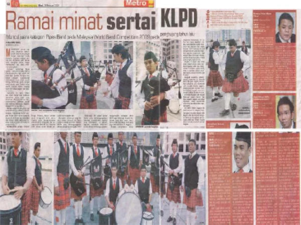Newspaper clipping: Ramai Minat Sertai KLPD